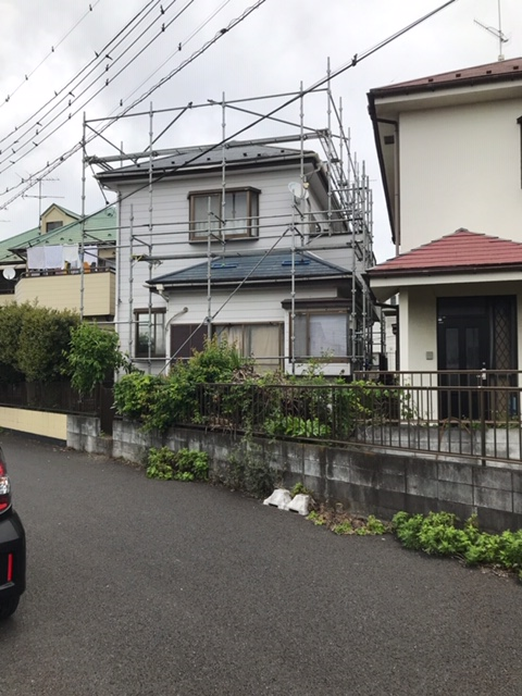 埼玉県鴻巣市・改修足場工事