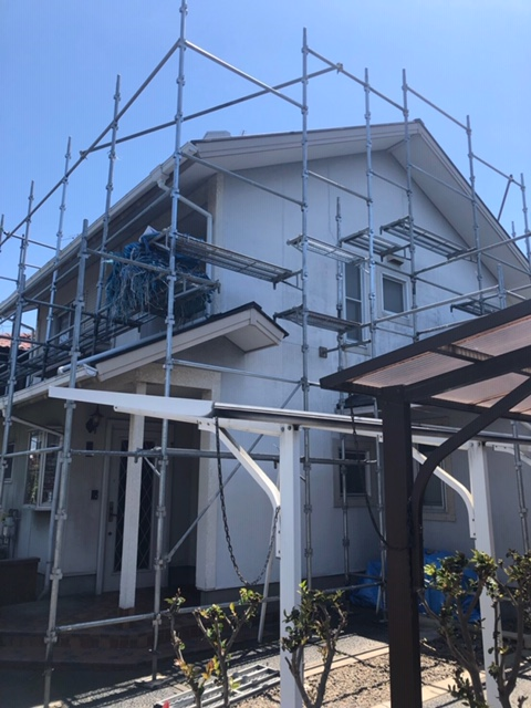 群馬県太田市・改修足場工事