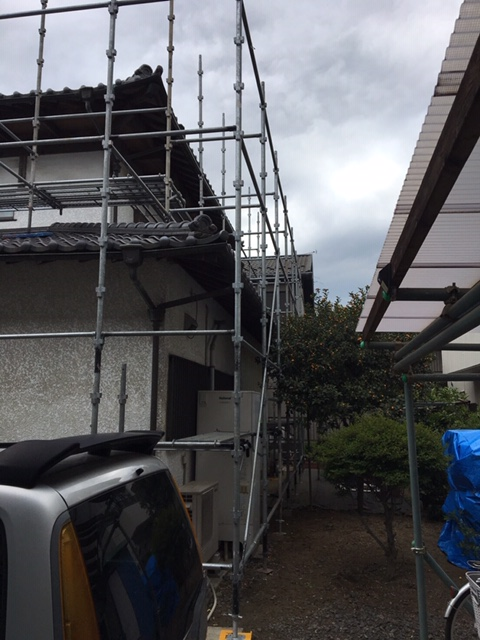 埼玉県坂戸市・改修足場工事