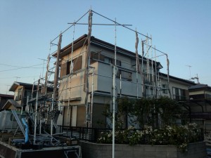 埼玉県行田市・改修足場工事