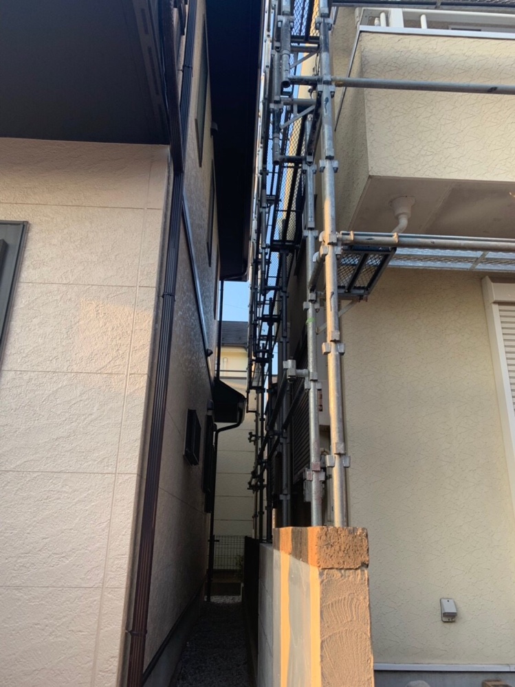 埼玉県草加市 改修足場工事