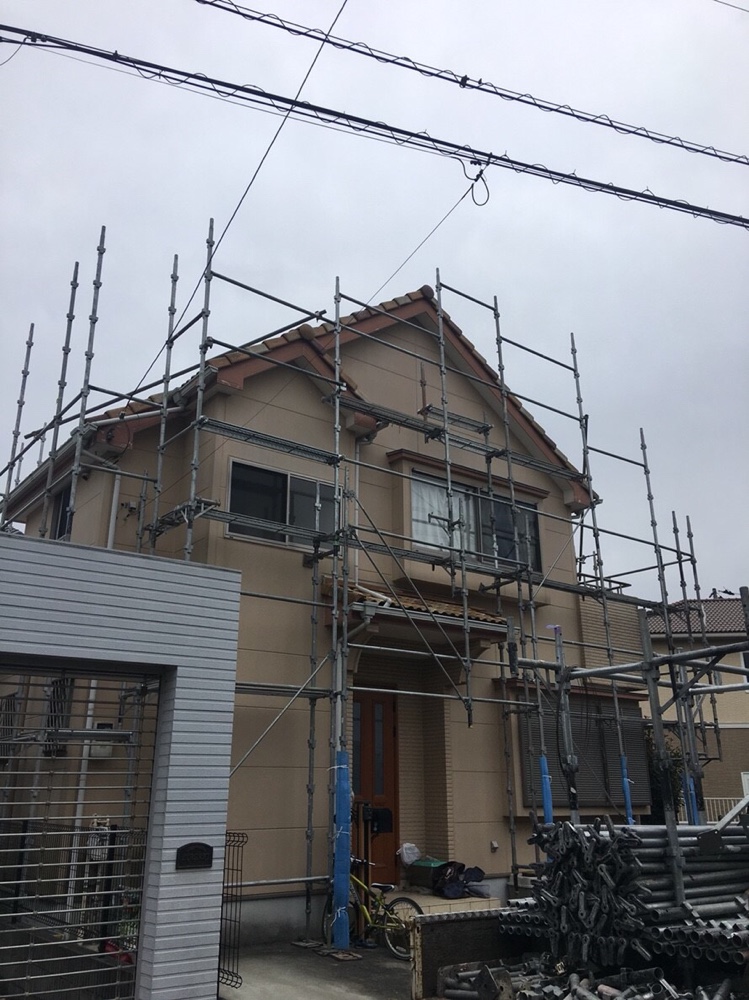 埼玉県鶴ヶ島市 改修足場工事