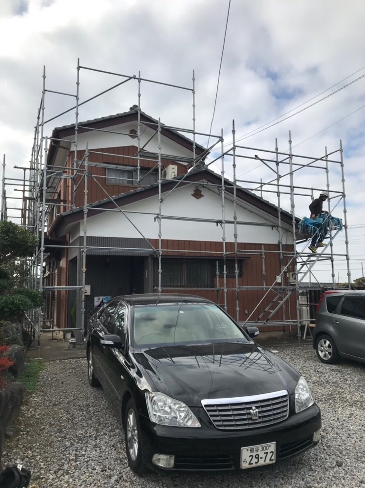 埼玉県行田市 改修足場工事