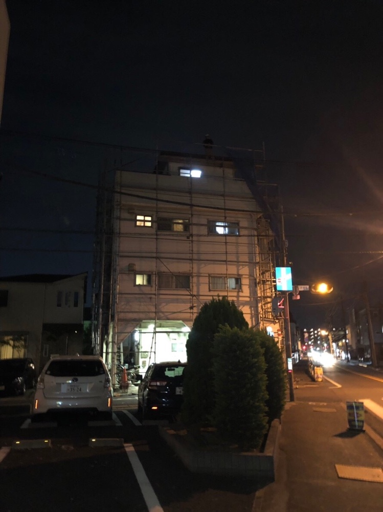 埼玉県市川市 改修足場工事