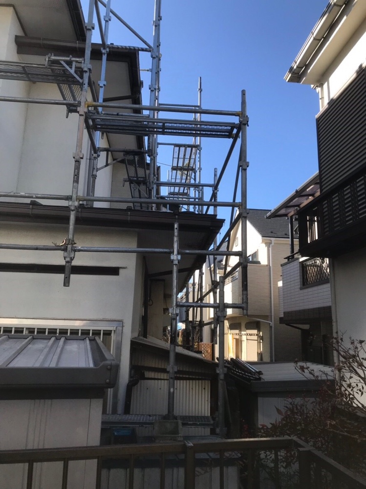 東京都東村山市 改修足場工事