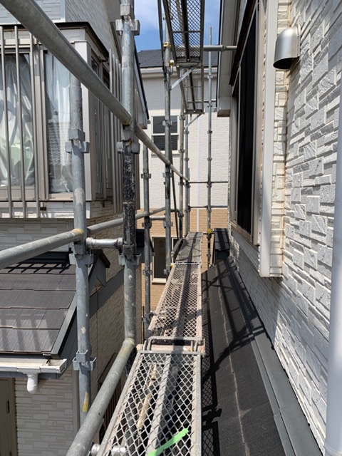 埼玉県所沢市・改修足場工事