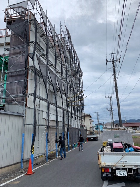 埼玉県本庄市・改修足場工事