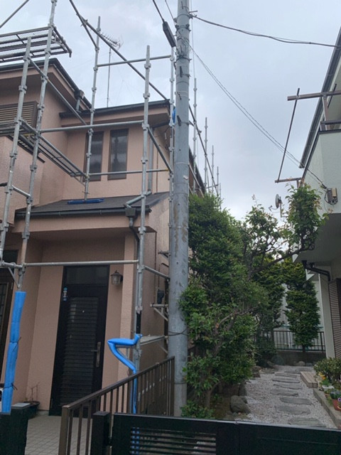 埼玉県鴻巣市・改修足場工事