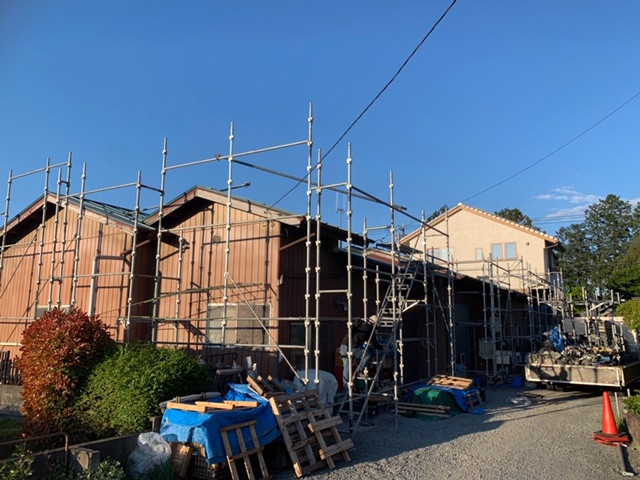 埼玉県飯能市・改修足場工事