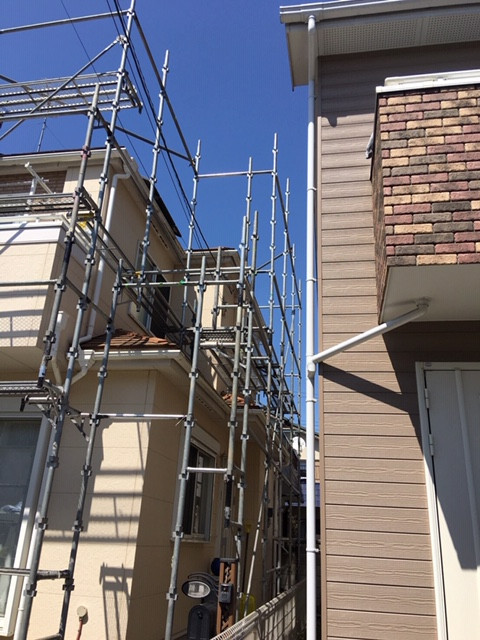 埼玉県春日部市・改修足場工事