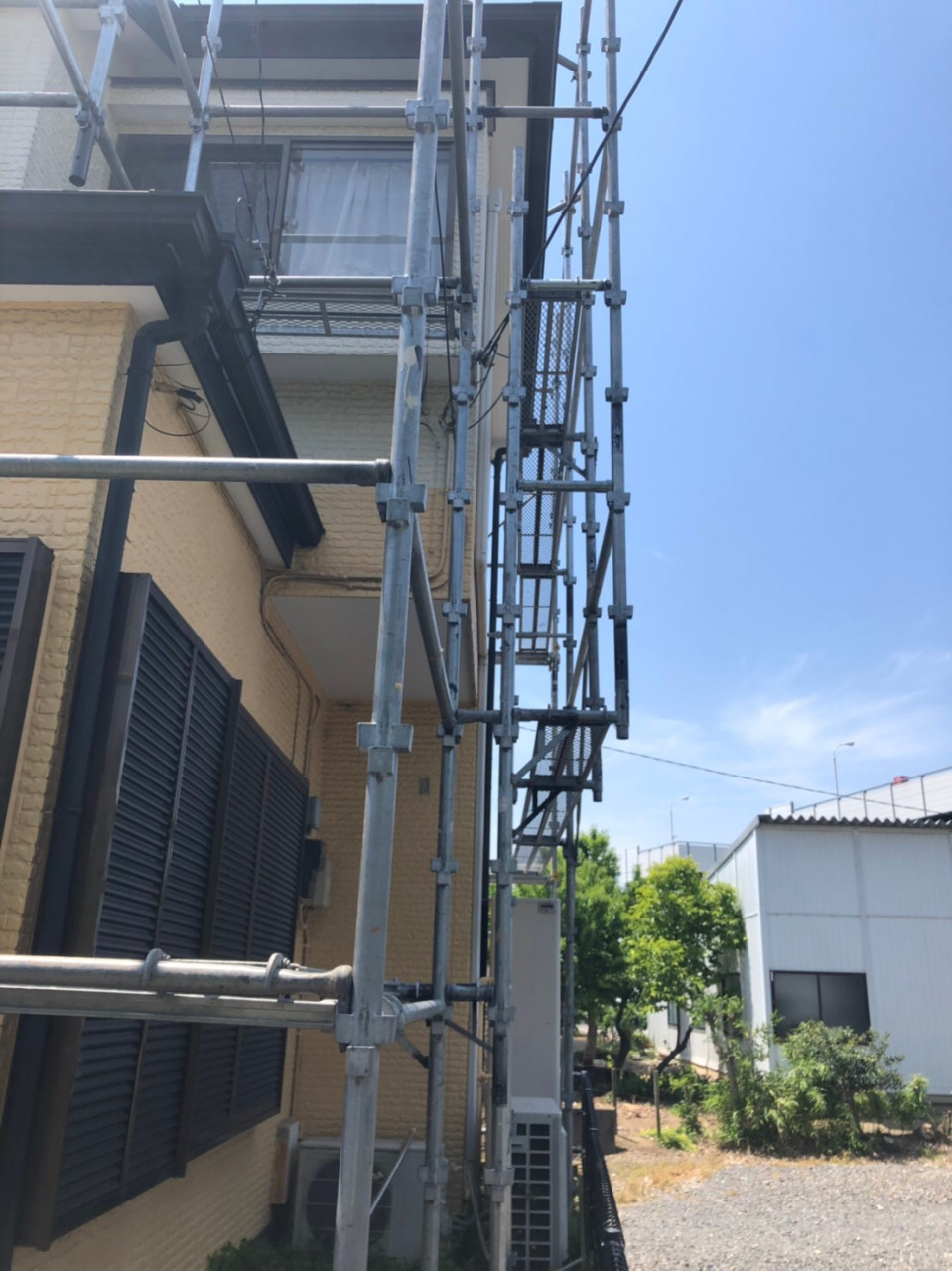 埼玉県春日部市・改修足場工事