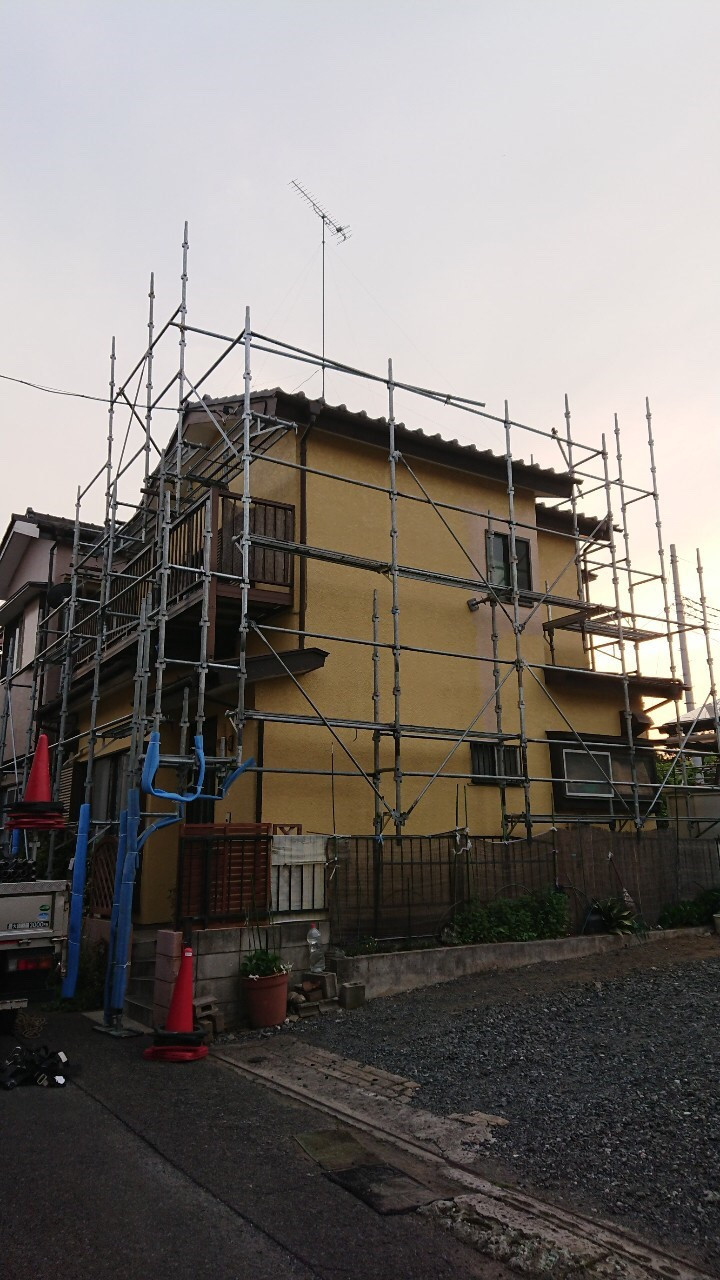 埼玉県日高市・改修足場工事