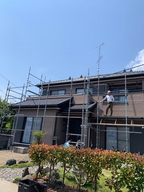 埼玉県行田市・改修足場工事