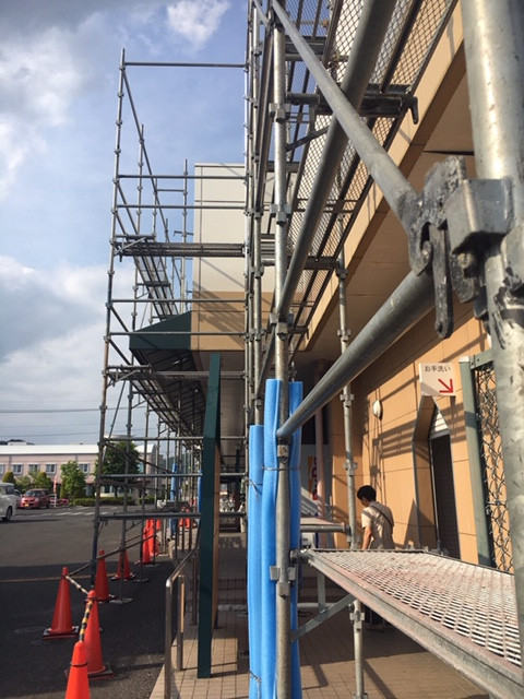 栃木県足利市・改修足場工事