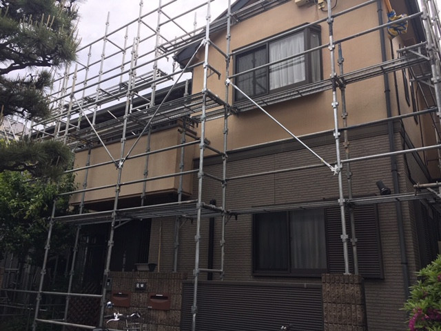 東京都中野区・改修足場工事