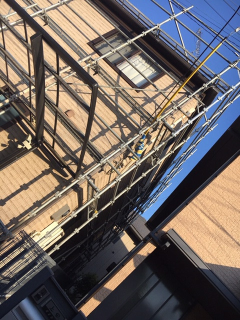 埼玉県上尾市・改修足場工事