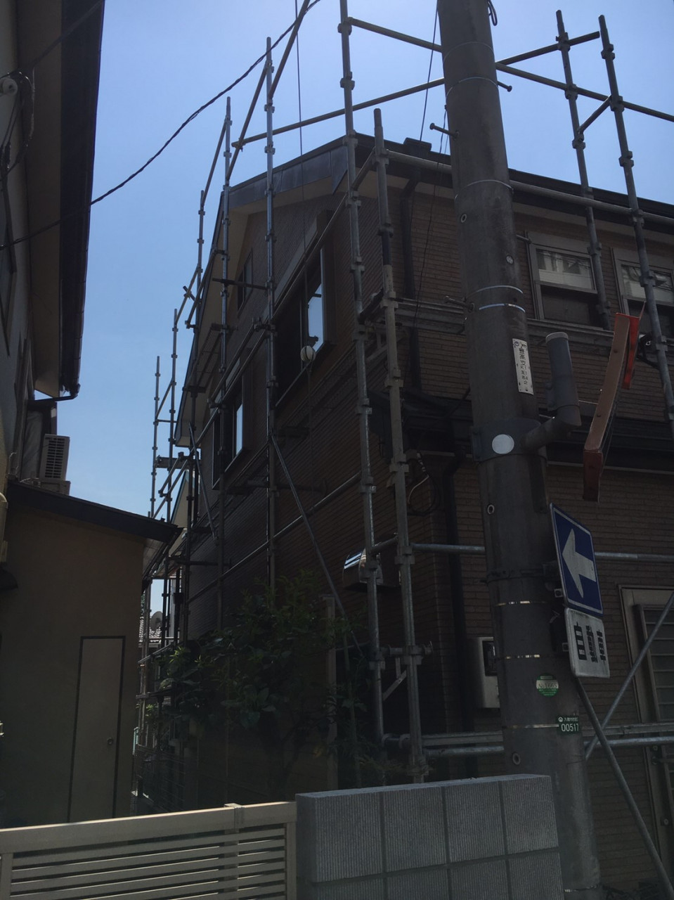 埼玉県入間市・改修足場工事